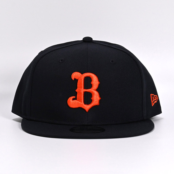 Buffaloes×NEW ERAキャップ 9FIFTY/Bロゴ ネイビー×オレンジ