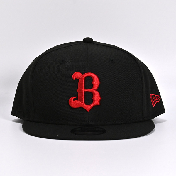 Buffaloes×NEW ERAキャップ 9FIFTY/Bロゴ ブラック×レッド