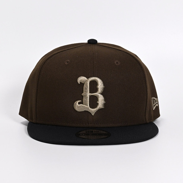 Buffaloes×NEW ERAキャップ 9FIFTY/Bロゴ ブラウン＆ネイビー×カッパー