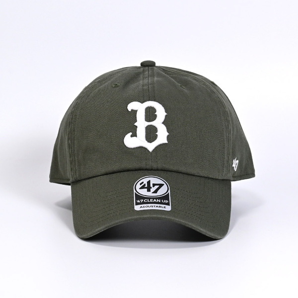 Buffaloes×’47キャップ CLEAN UP/Bロゴ モスグリーン×ホワイト