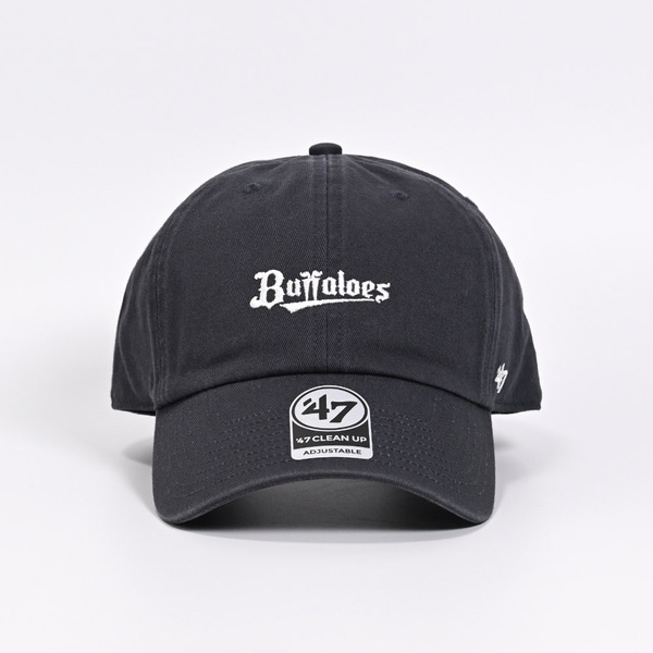 Buffaloes×’47キャップ CLEAN UP/ミニスクリプト ヴィンテージネイビー×ホワイト