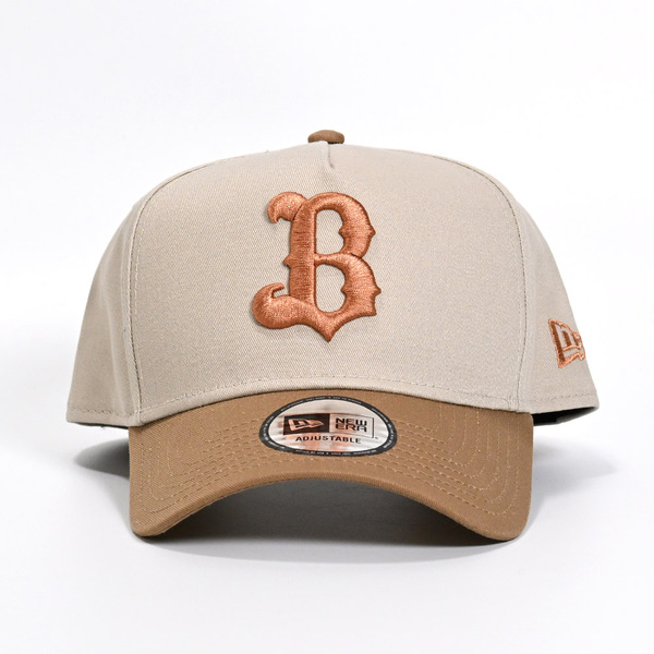 Buffaloes×NEW ERAキャップ 9FORTY/Bロゴ モカ＆カーキ×カーキ