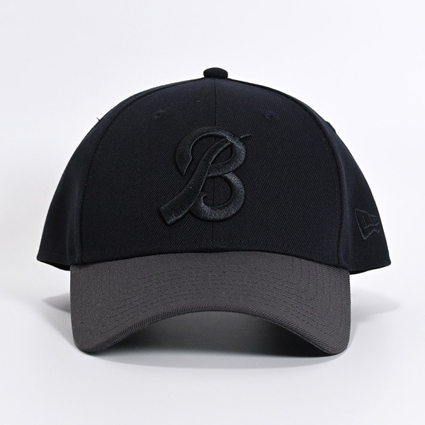 Buffaloes×NEW ERAキャップ 9FORTY/サードロゴ（VS） ネイビー＆グレー×グレー
