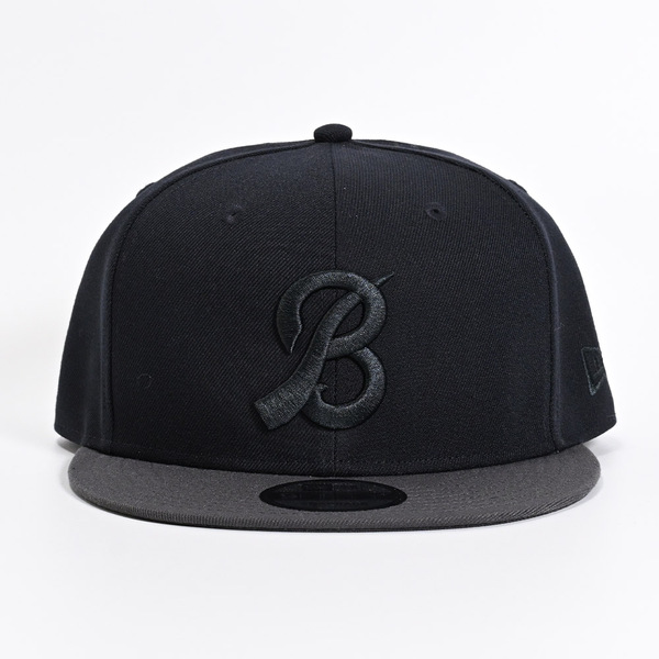Buffaloes×NEW ERAキャップ 9FIFTY/サードロゴ ネイビー＆グレー×グレー